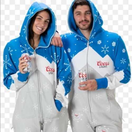 New COORS LIGHT ADULT ONESIE