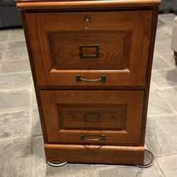 Wood-“Coaster Furniture” Filing Cabinet