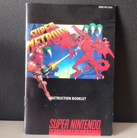 3 Super Nintendo Instructional Booklet 
