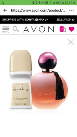 2 pcs far away Avon women perfume set