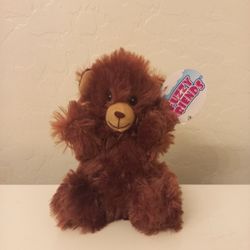Fuzzy Friends Brown Tan Teddy Bear Plush Soft 8" Stuffed Animal Greenbrier - New