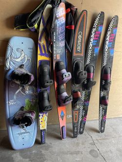 Water Skis  And Wake Board.. 