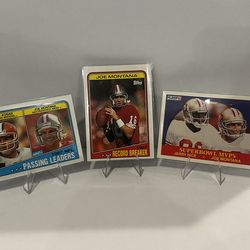 Lot of 3 Joe Montana Cards