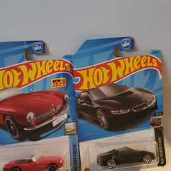 Hot Wheels Convertibles: BMW 507 And BMW I8 Roadster Toy Cars