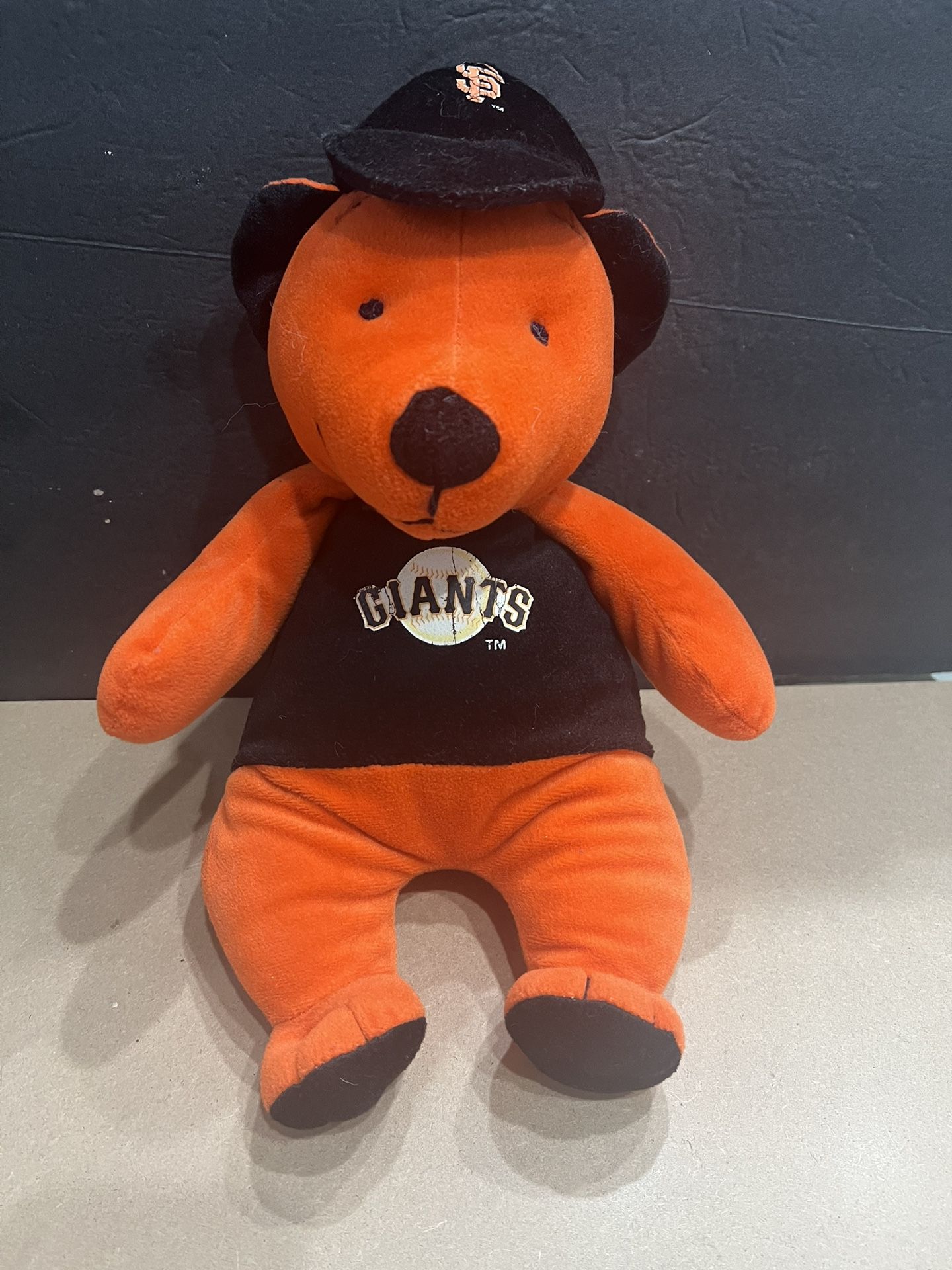 MLB GIANTS 15 INCH SOFT PLUSH! BRIGHT ORANGE