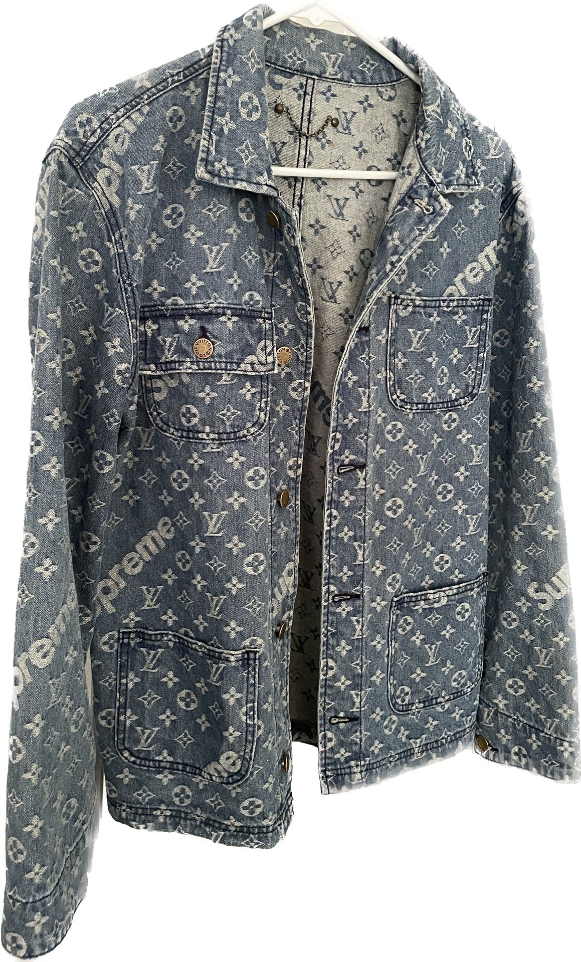 Louis Vuitton x Supreme Denim Coat