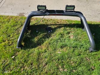 Roll bar with lights from a chevy colorado