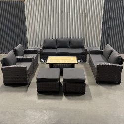 9-Seater Outdoor Sectional Patio Furniture Set