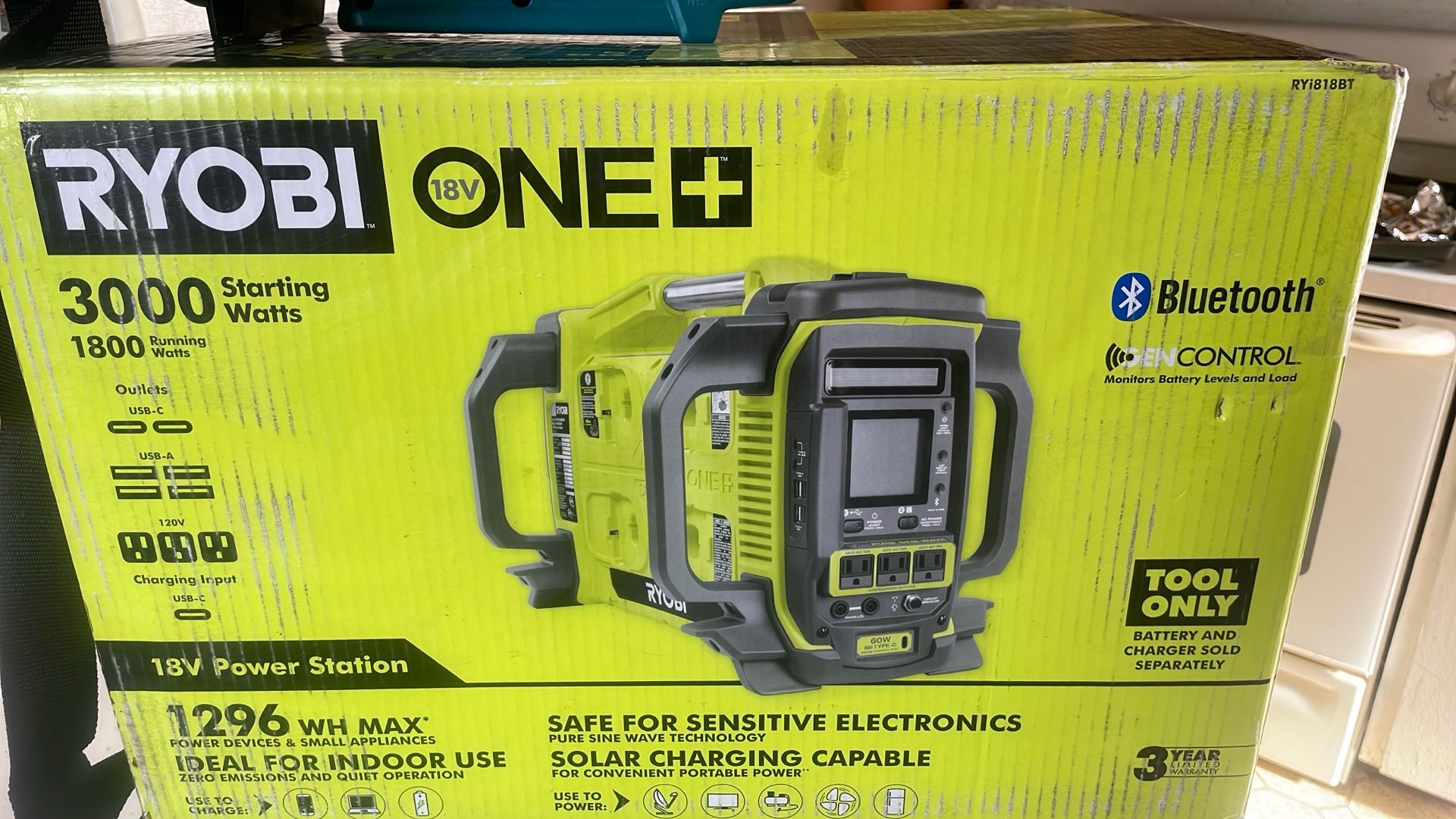 Ryobi 18v Power Station