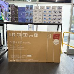 77 INCH LG OLED C5 SMART 4k TVS AI THIN Q TVS BRAND NEW SEALED 