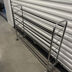 5 tier Rolling Shoe rack 