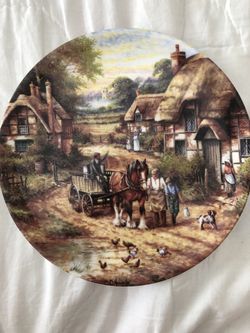 ENGLISH COMMEMORATIVE PLATE