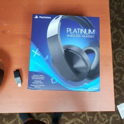 Playstation Platinum Headset For PS4/PC