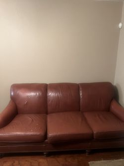 Leather Couch 