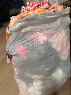Clean full bag of baby girl clothes