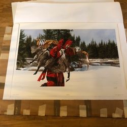 Paul Calle “A Winter Feast” Prestige Edition Signed & Numbered Print