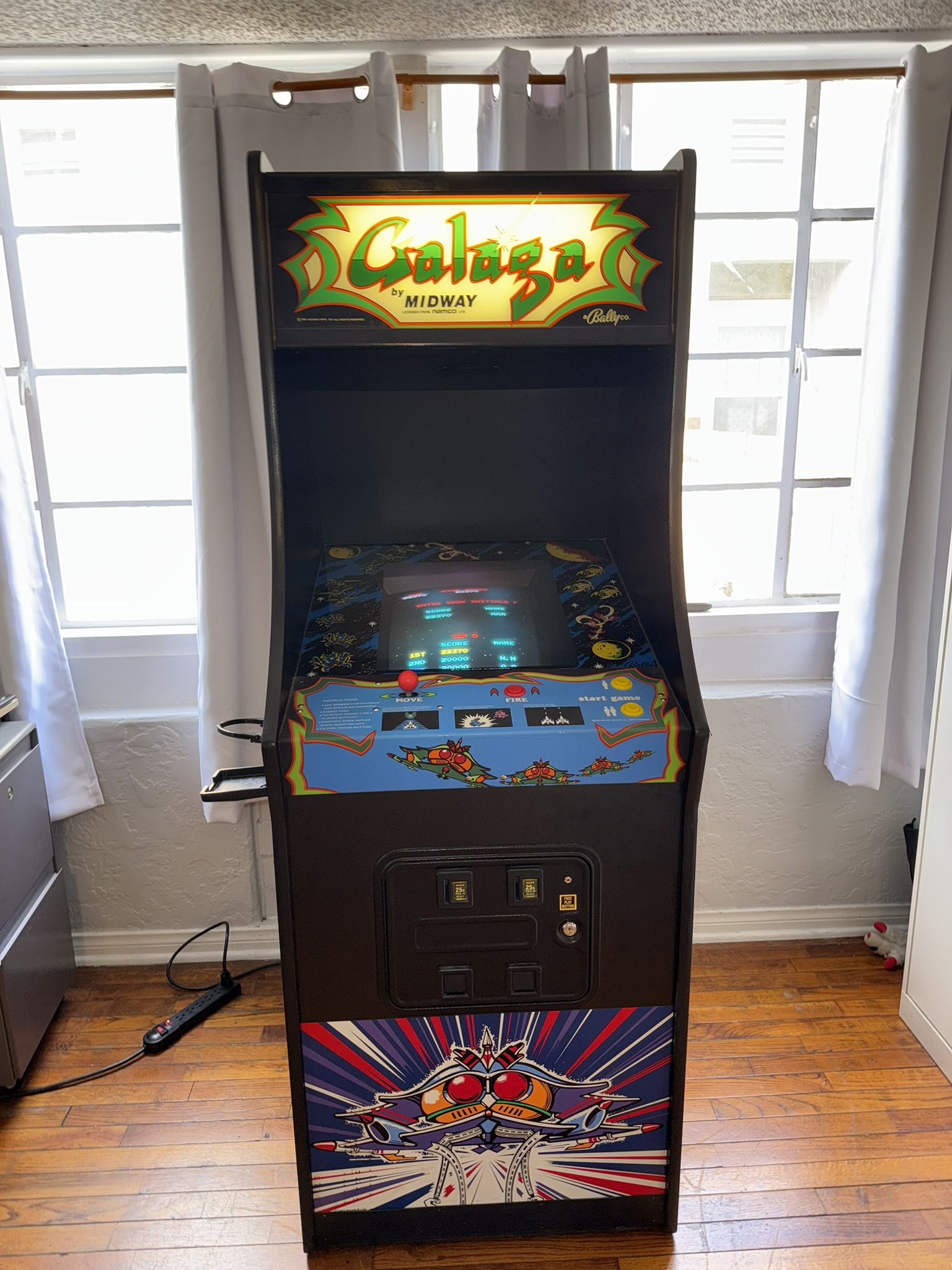 GALAGA ARCADE MACHINE by NAMCO 1981 (Excellent Condition) *RARE*