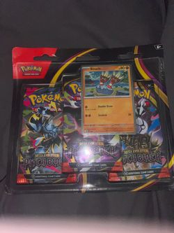 pokémon mega evolution pitch black 3 pack blister