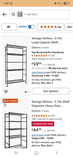 5-Tier Metal Wire Storage Shelf
