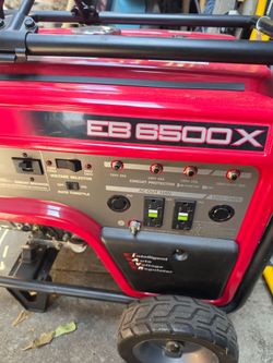 Honda EB6500X gas generator
