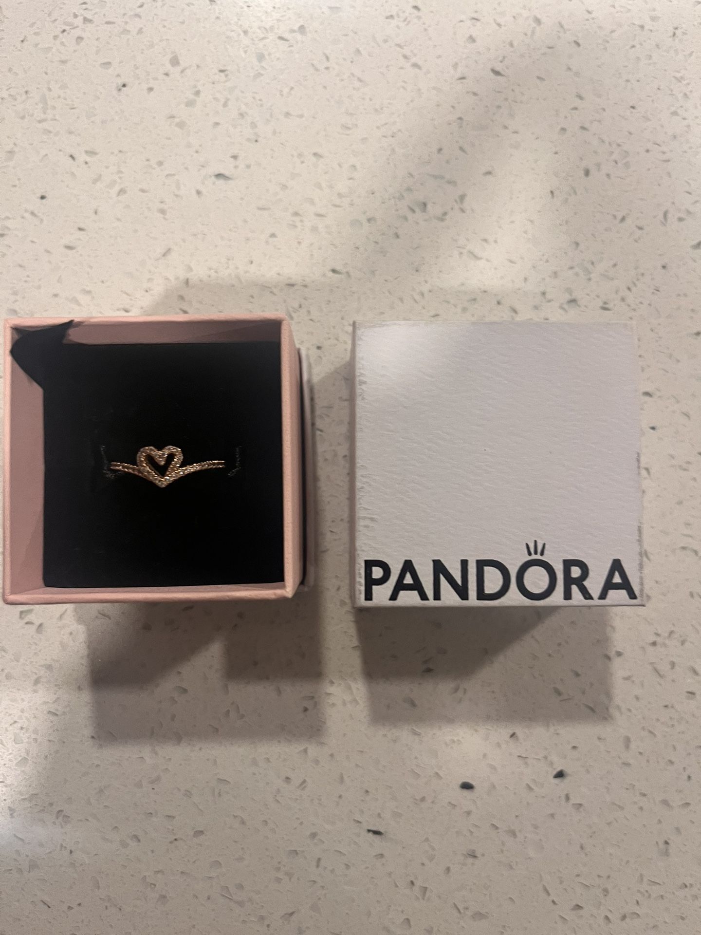 Pandora rose gold ring