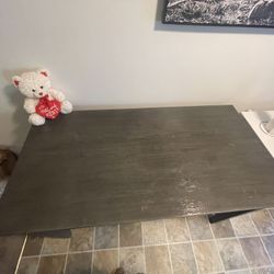 Caitbrook Counter Height Dining Table with Shelves 