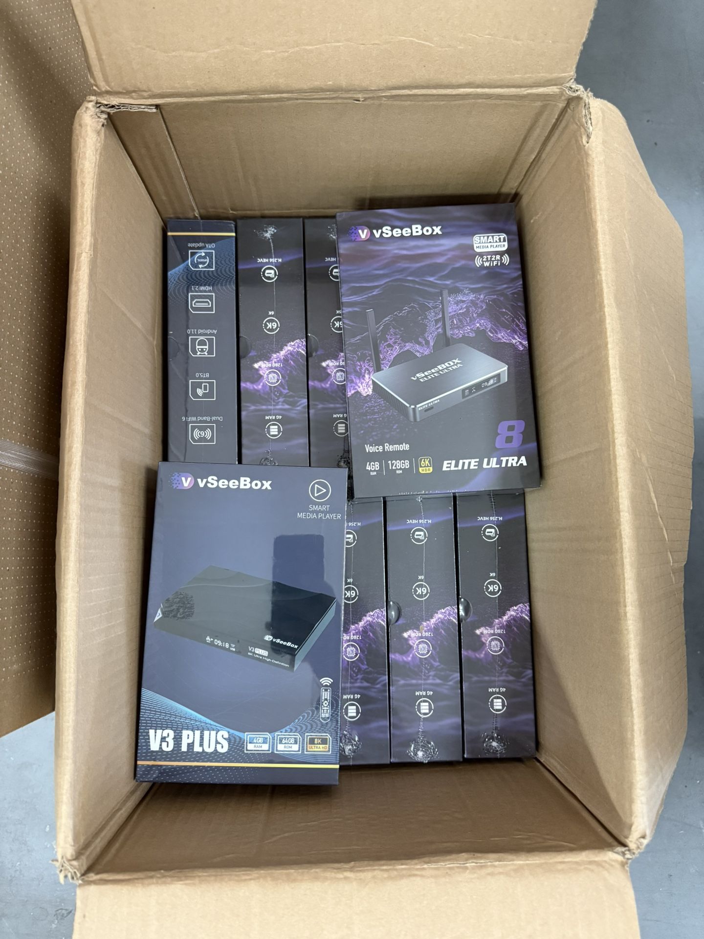 VSEEBOX V3 PLUS/ ELITE ULTRA - SUPERBOX S6 MAX 