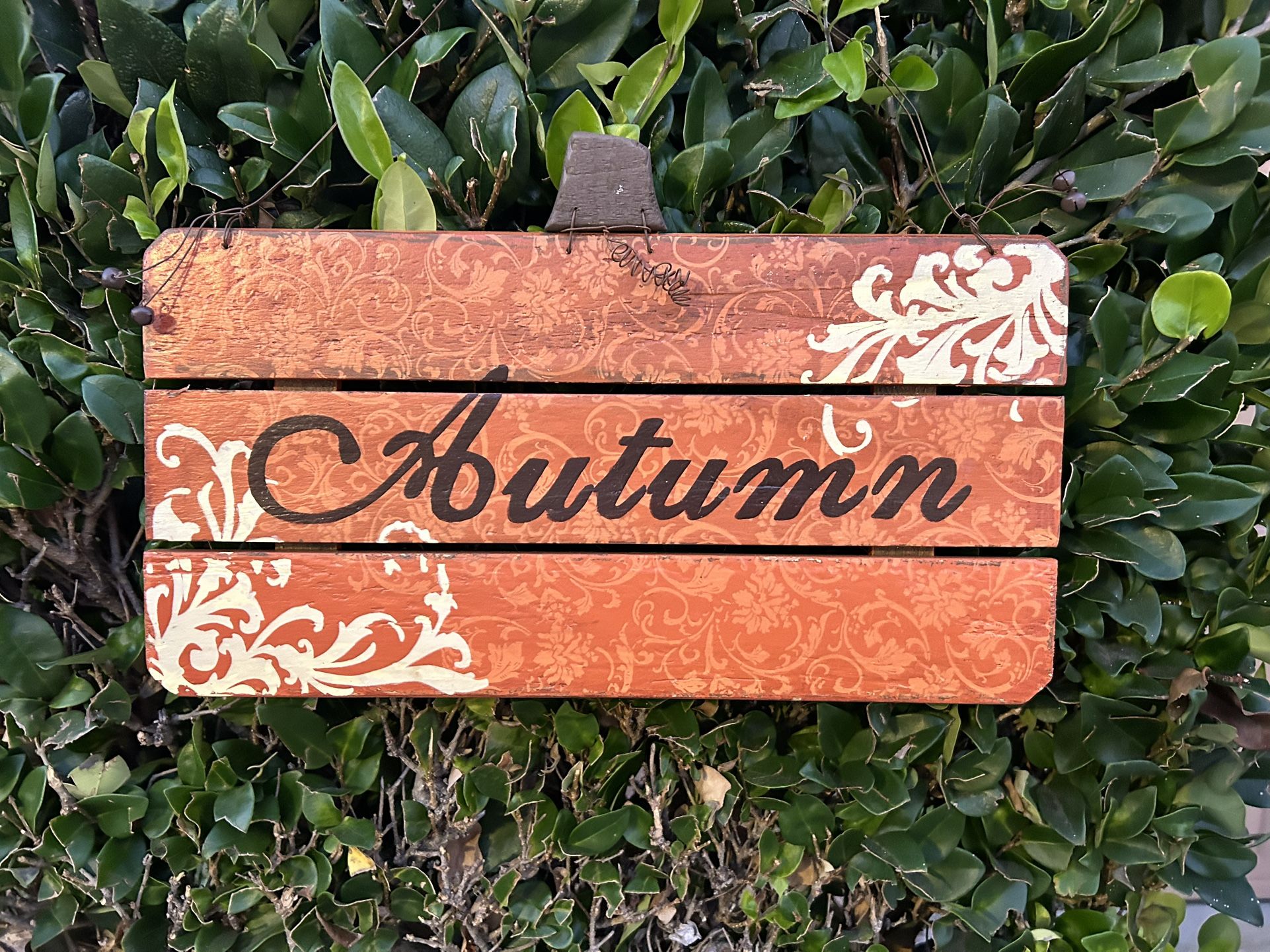 Autumn Pumpkin Sign