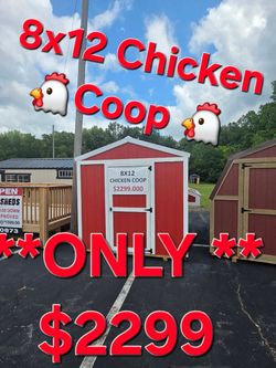 8X12 Chicken Coop
