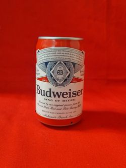 Budweiser Can-Style Bluetooth Speaker Rechargeable Portable Collectible 