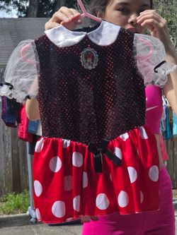 Minnie Mouse Girls Costume Dress