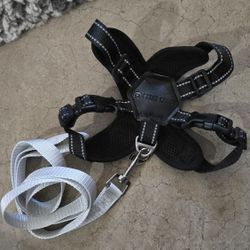NEW Reflective Leash And Harness Size Small