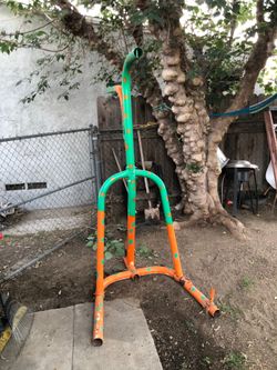 Punching bag stand