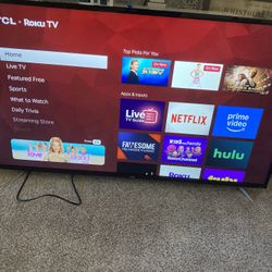 55” TCL Roku TV