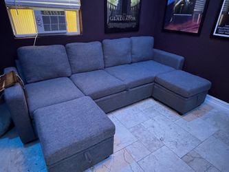 Sleeper sectional couch