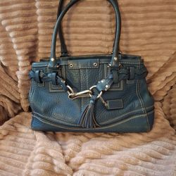 Blue Coach Purse