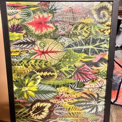Plant Puzzle Picture With Frame 