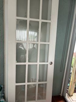 One Impacted door. 2 interior doors.