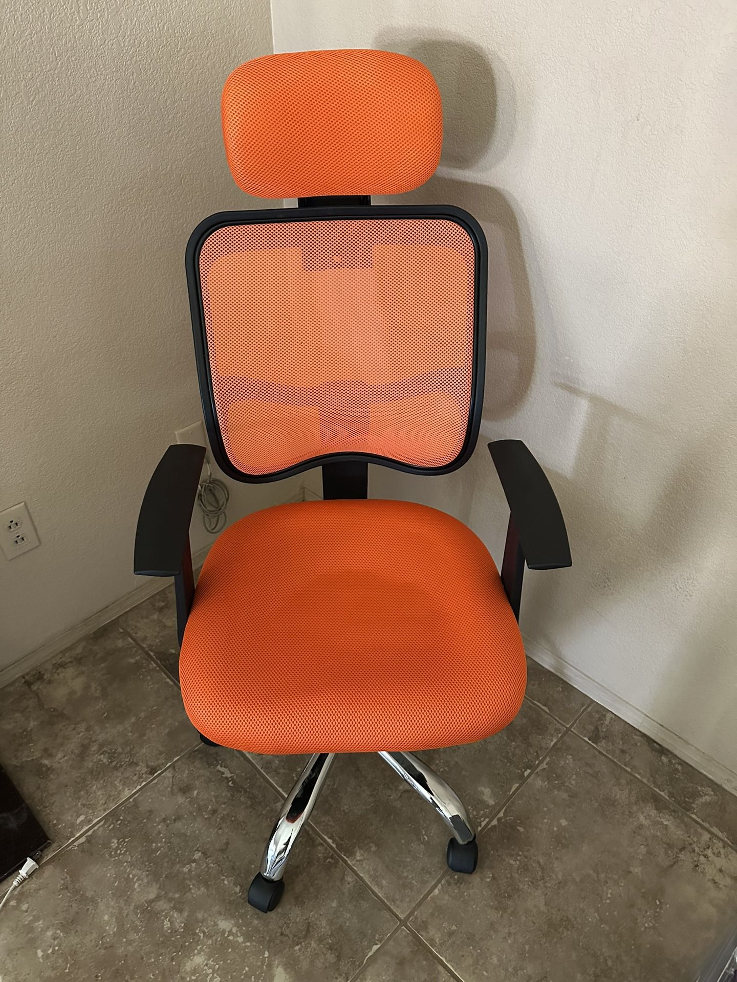 Office  Chair - ORANGE + NEW