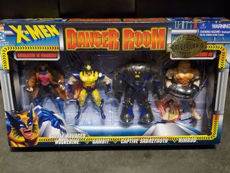 vintage 1996 Toy Biz X-Men Danger Room Special Collector's Edition 4-Pack