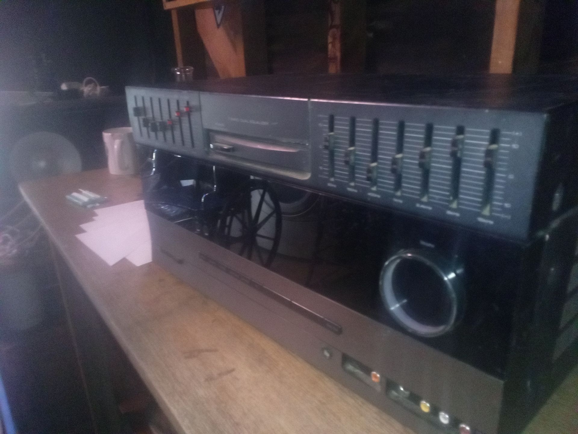 Kenwood equalizer and receiver