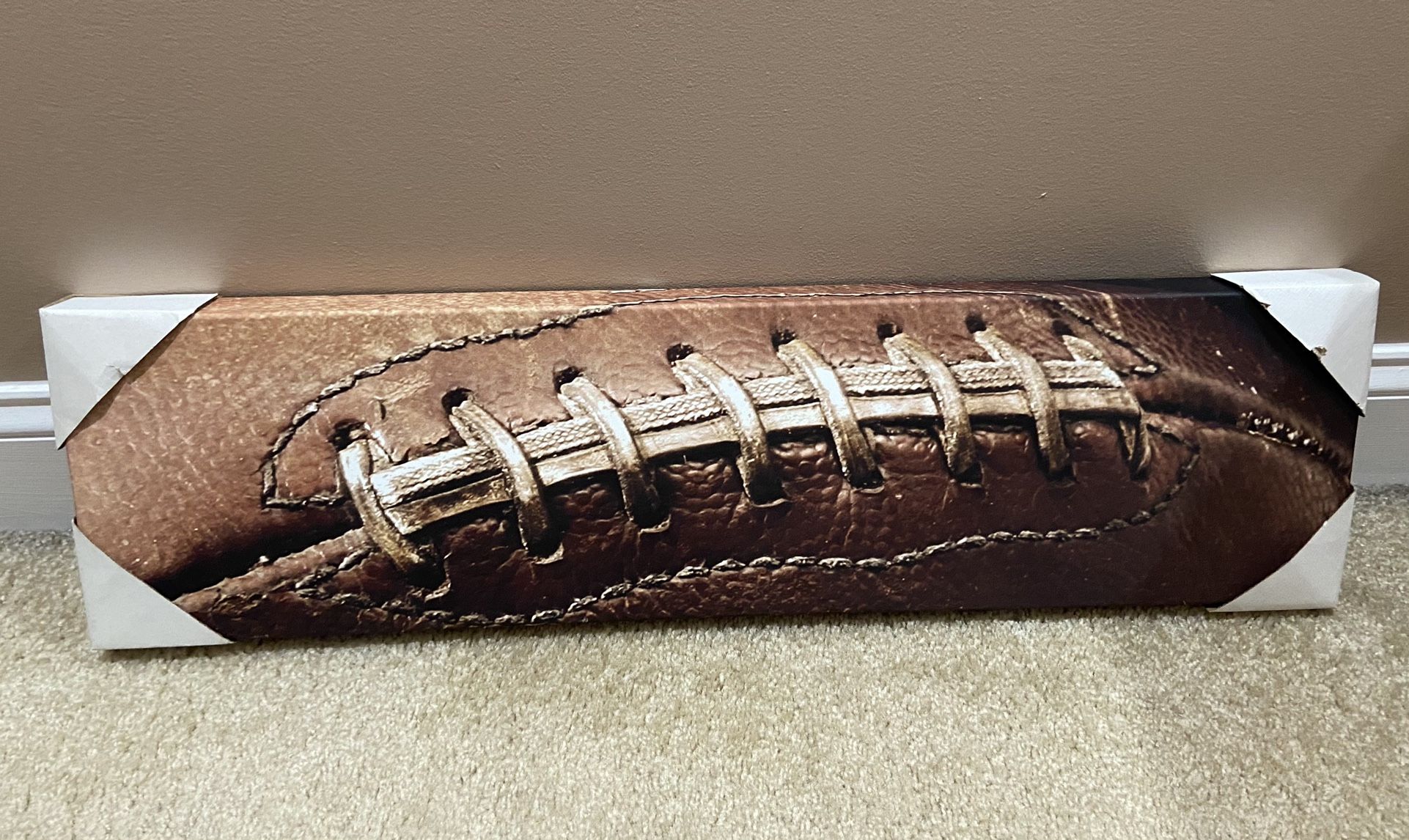 Football Canvas Picture NWT