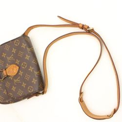 Louis Vuitton Monogram Authentic Saint Cloud PM Shoulder Bag 