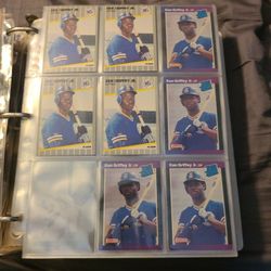 Ken Griffey Jr Baseball Card Collection