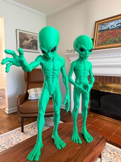 Green Alien Figurine