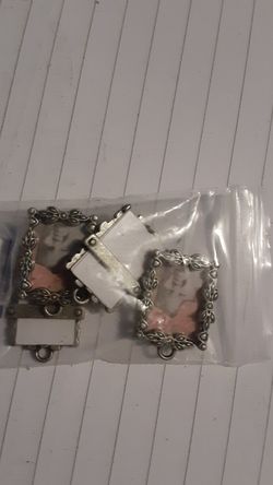 Mini picture frame charms