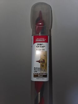 Diablo 7/8" x 17-1/2" Auger Bit Brand New (Price Is Firm)