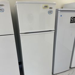 White Top Freezer Fridge with Warranty Whirlpool 