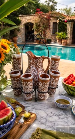 💥cielito lindo set de jarra 💥💥Talavera end Clay Pottery Store In Norwalk CA.