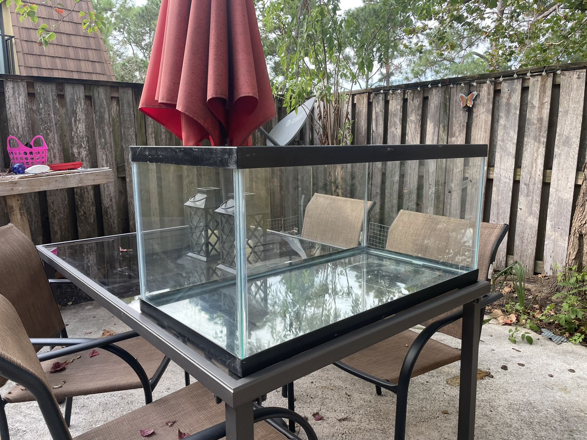 50 Gallon Tank w/ Screen Lid and clamp